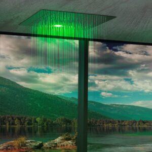 Chromotherapy LED light shower head