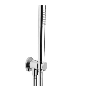 Wall outlet/hand shower cradle