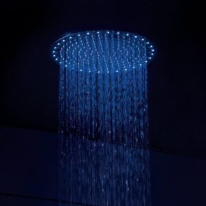 Chromotherapy LED light shower head