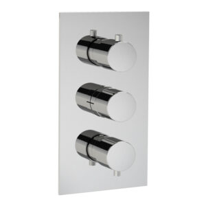 Thermostatic valve + two 2 way diverter